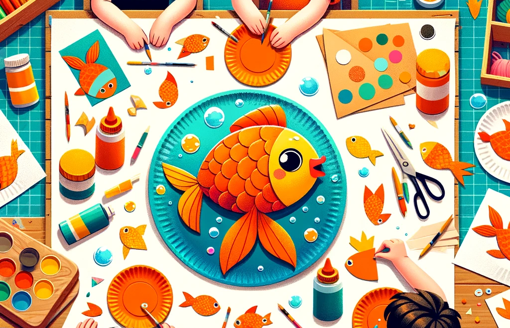 Dive Into Creativity: The Paper Plate Goldfish Craft for Kids